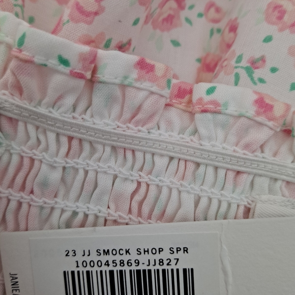 Janie and Jack The Emily floral smocked Sundress Dress Petal pink - Picture 8 of 9